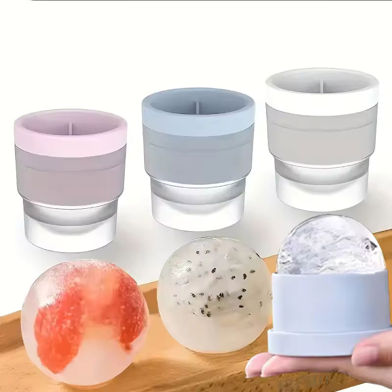 Ice Mold Sphere - قالب سيليكون دائري لصنع كرات الثلج،