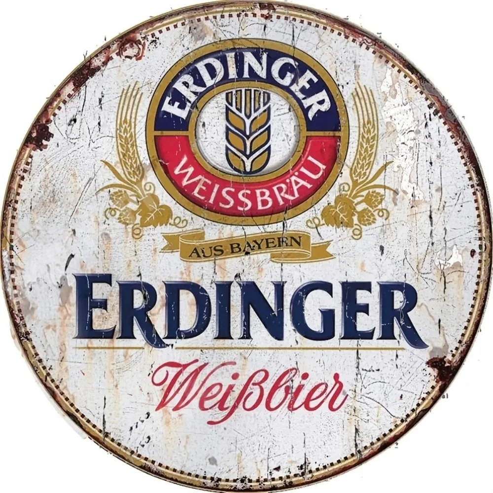 Home Bar Accessories - لافتة ألومنيوم مستديرة عتيقة من Eringer