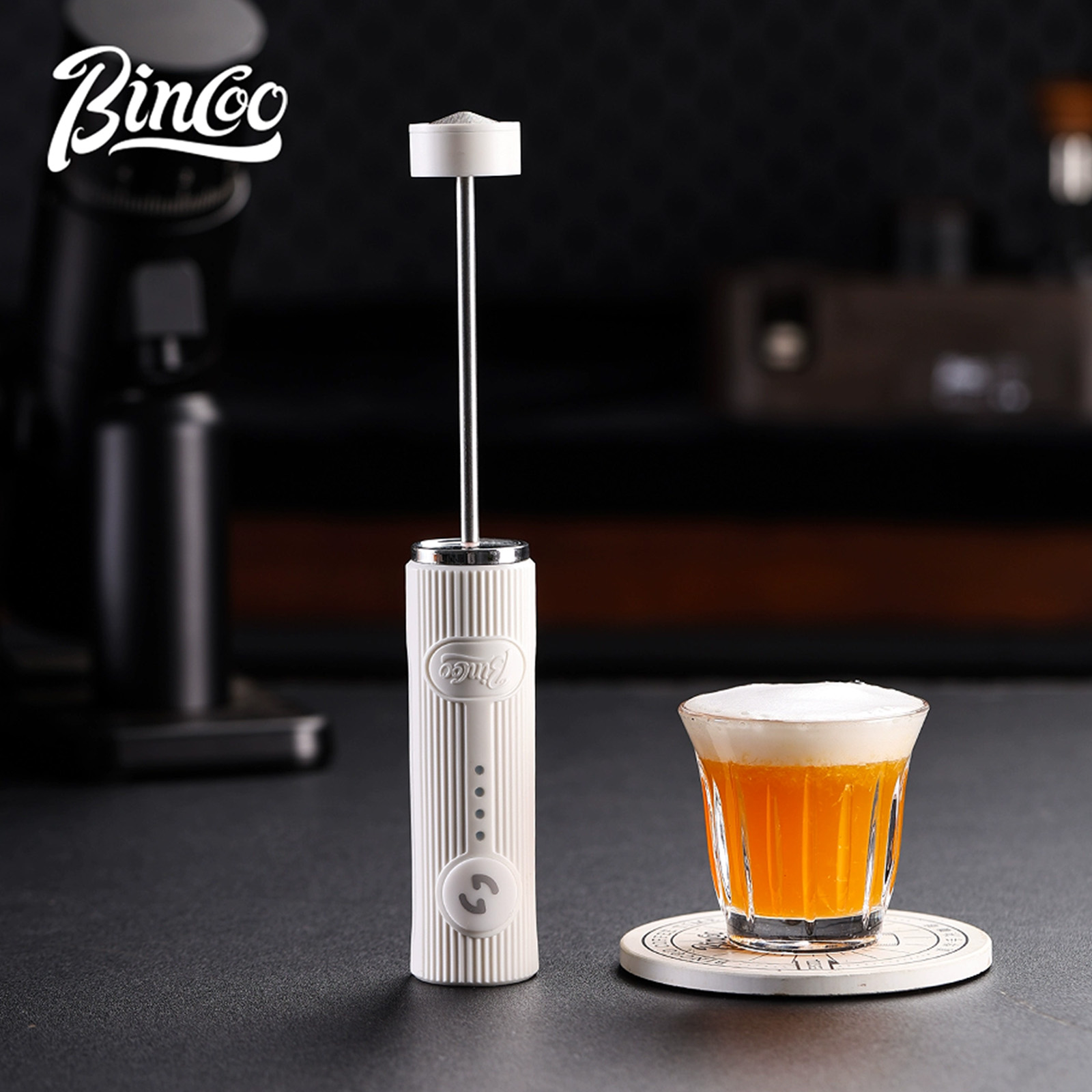 Home Barista - Bincoo جديد الحليب رغوة القهوة خفقت