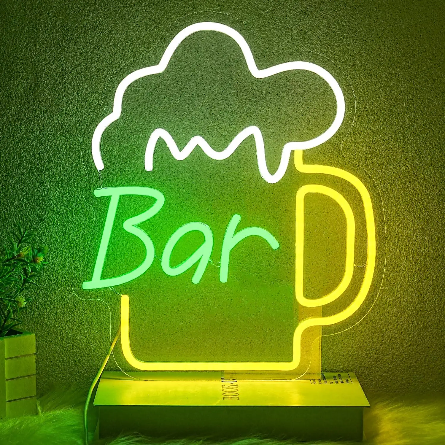 Home Bar Signs - لافتة نيون على شكل بار بيرة