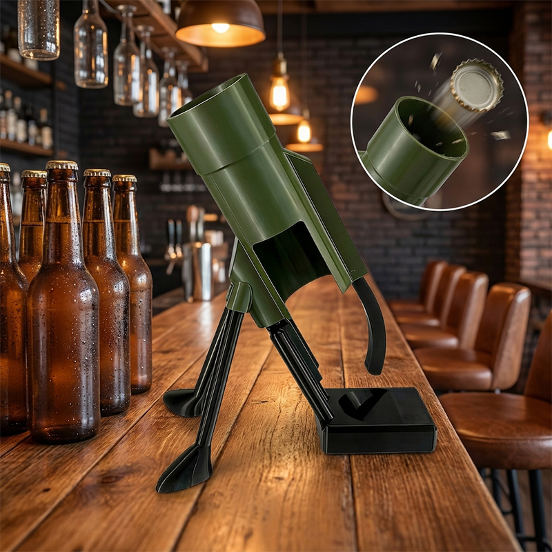 Home Bar Set - فتاحة زجاجات بيرة مورتار، فتاحة بالضغط