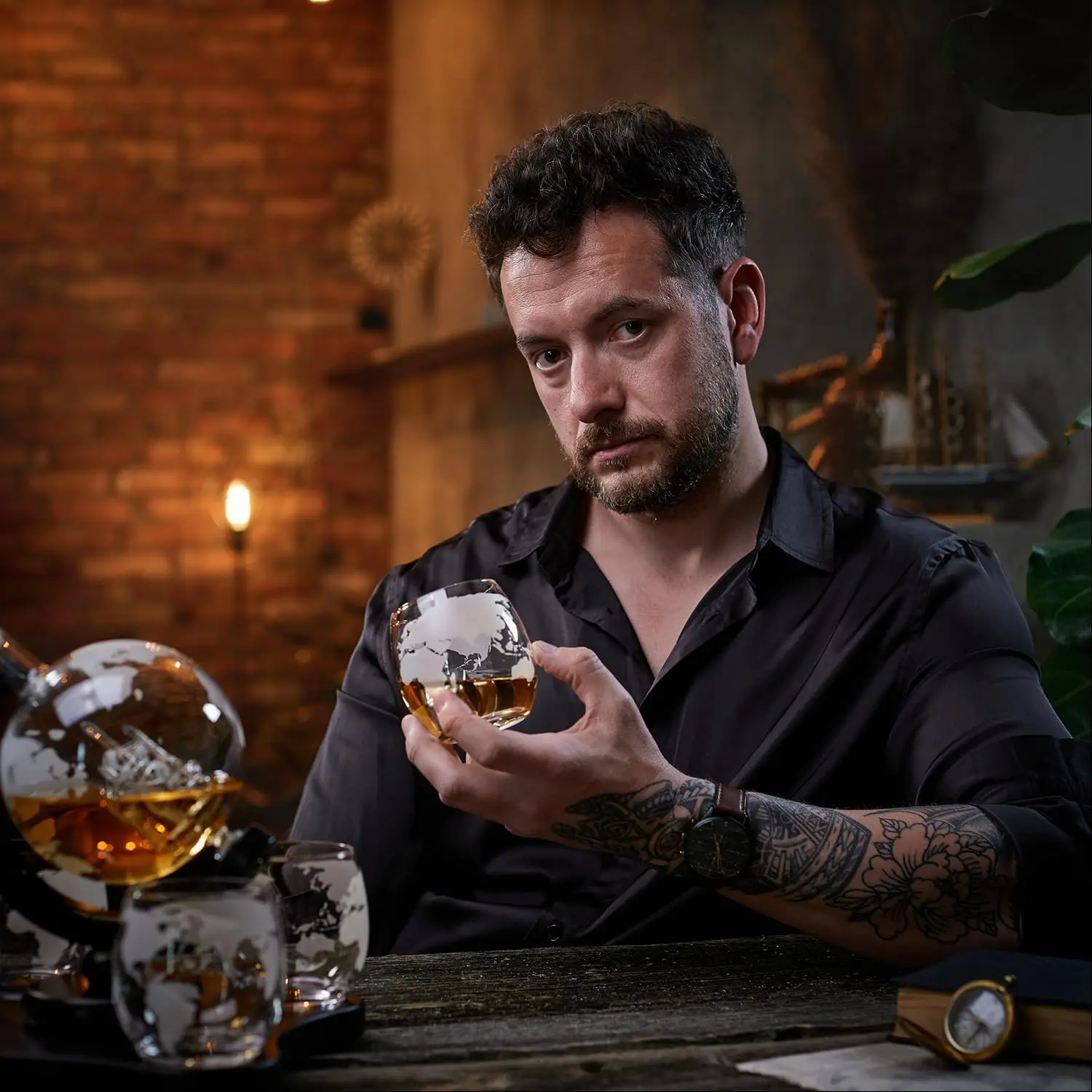 NANCIHUI-مصفق زجاجي إبداعي ، ز - مراجعة Decanter Globe Set وسعره