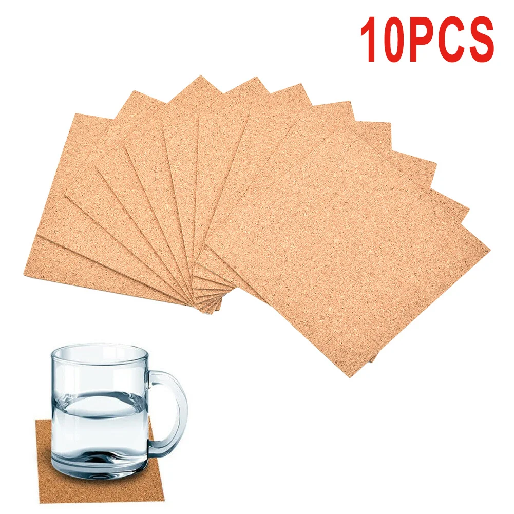 10 قطعة الوقايات الفلين مربع ا - مراجعة Home Bar Supplies وسعره
