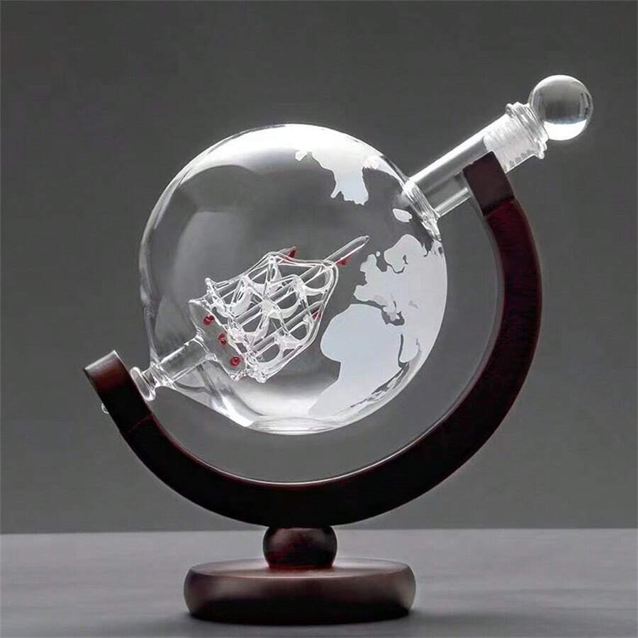طقم قوارير على شكل كرة أرضية م - مراجعة Decanter Globe Set وسعره