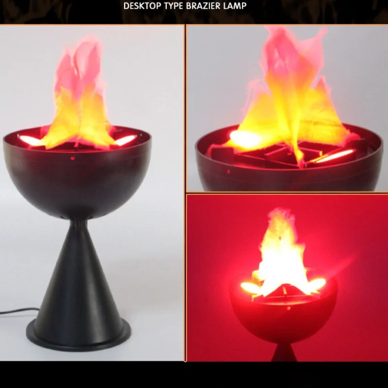 مصباح لهب ثلاثي الأبعاد مزيف،  - مراجعة Home Bar Accessories وسعره