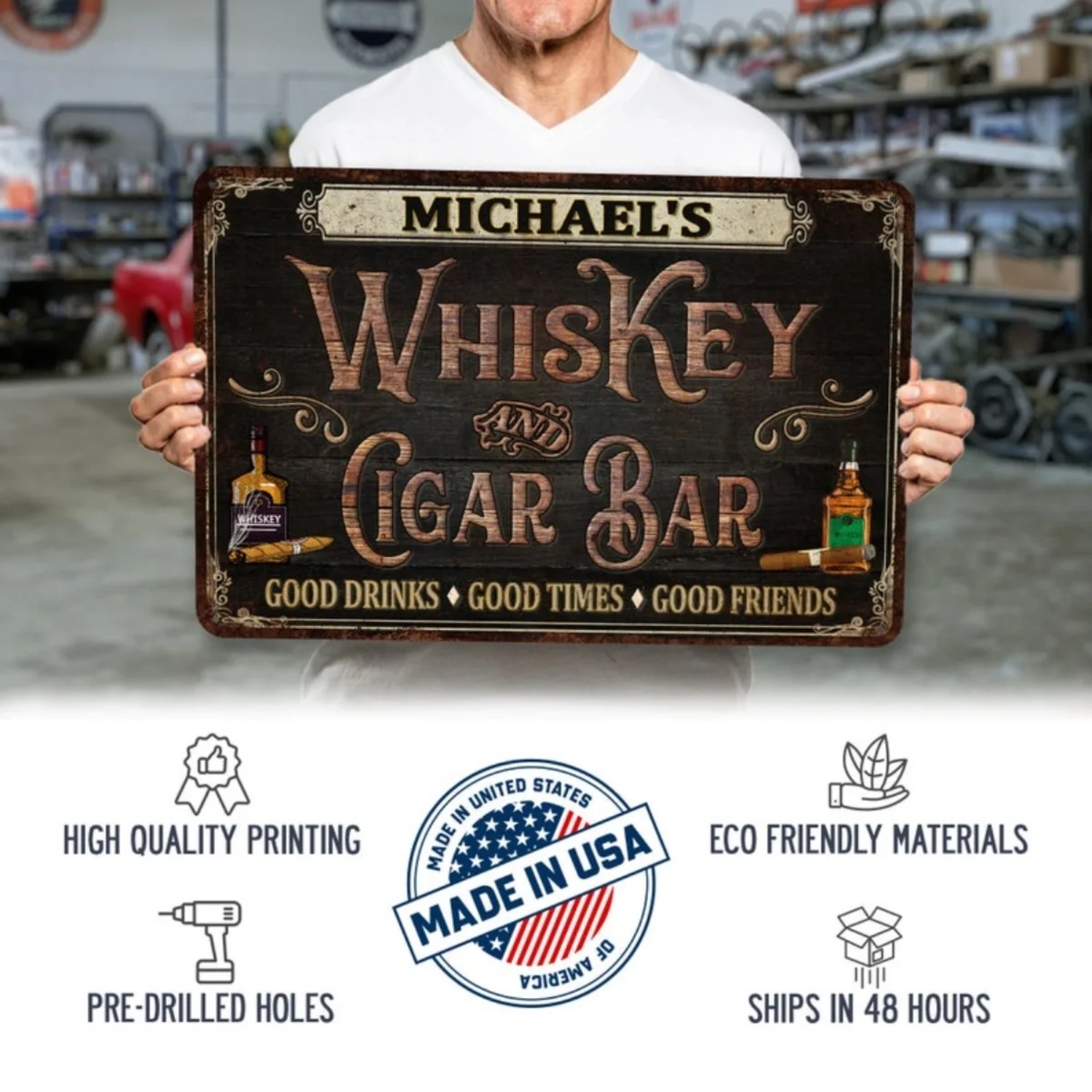 لافتة بار مخصصة وشخصية بتصميم  - مراجعة Home Bar Signs وسعره