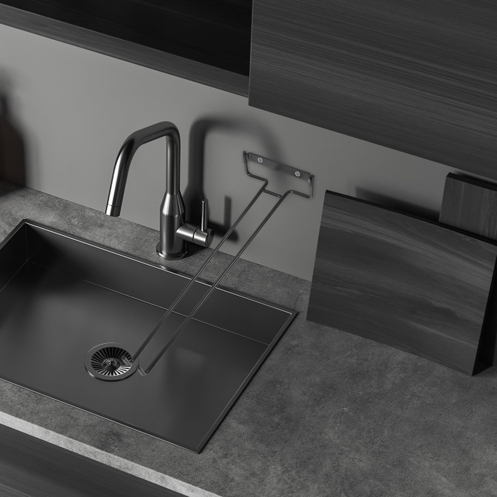 حامل أكواب النبيذ المعلق رأساً - مراجعة Home Bar And Cabinet وسعره