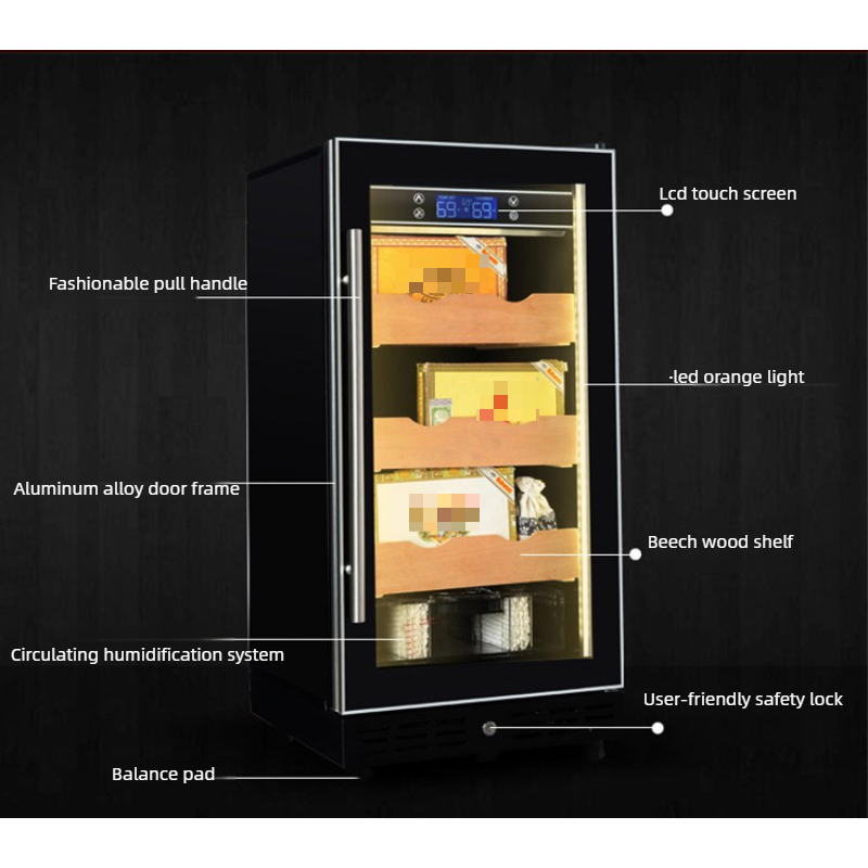 خزانة حفظ السيجار بسعة 150-300 - مراجعة Home Bar And Cabinet وسعره